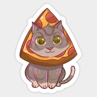 Pizza Cat Sticker